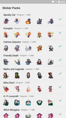 Stickers for WA - Halloween android App screenshot 0